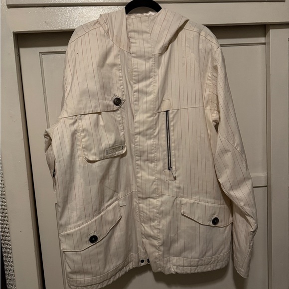 Burton Other - Burton Men's Cream Raincoat with Hood